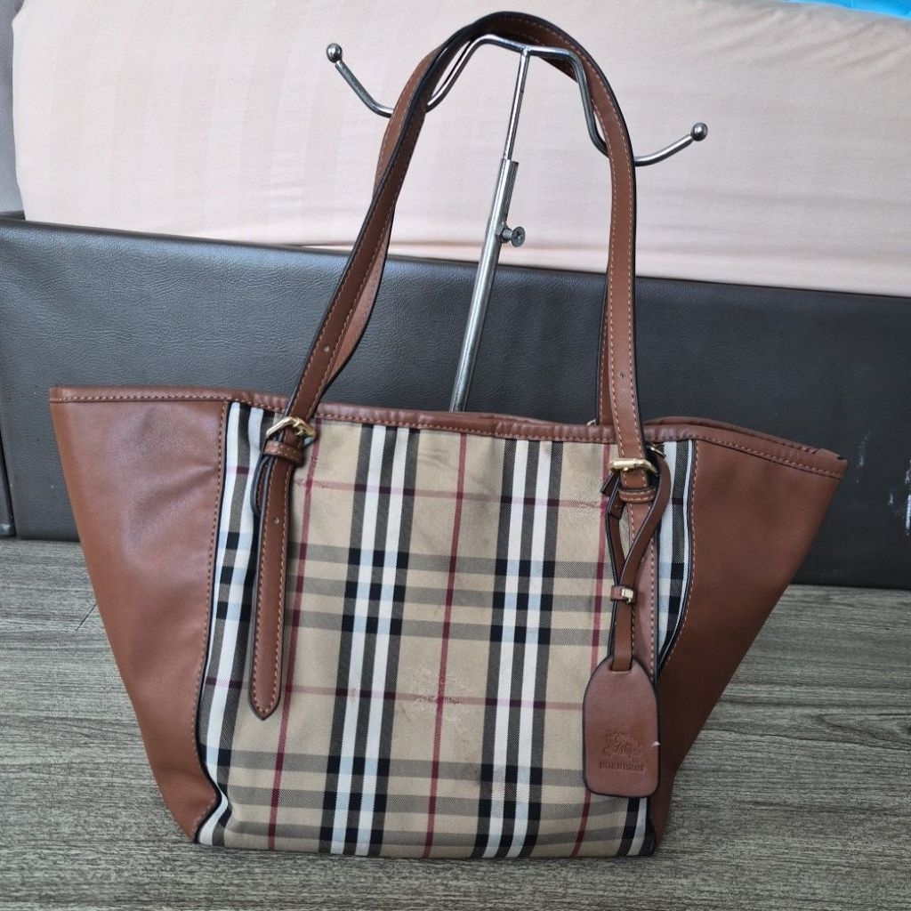 Tas tote bag Burberry preloved