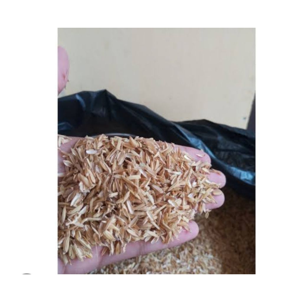 sekam huut bekas penggilingan padi