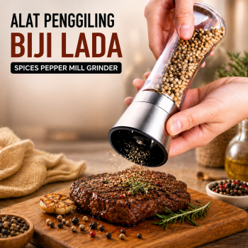 Leten Alat Penggiling Biji Lada Spices Pepper Mill Grinder - 9179
