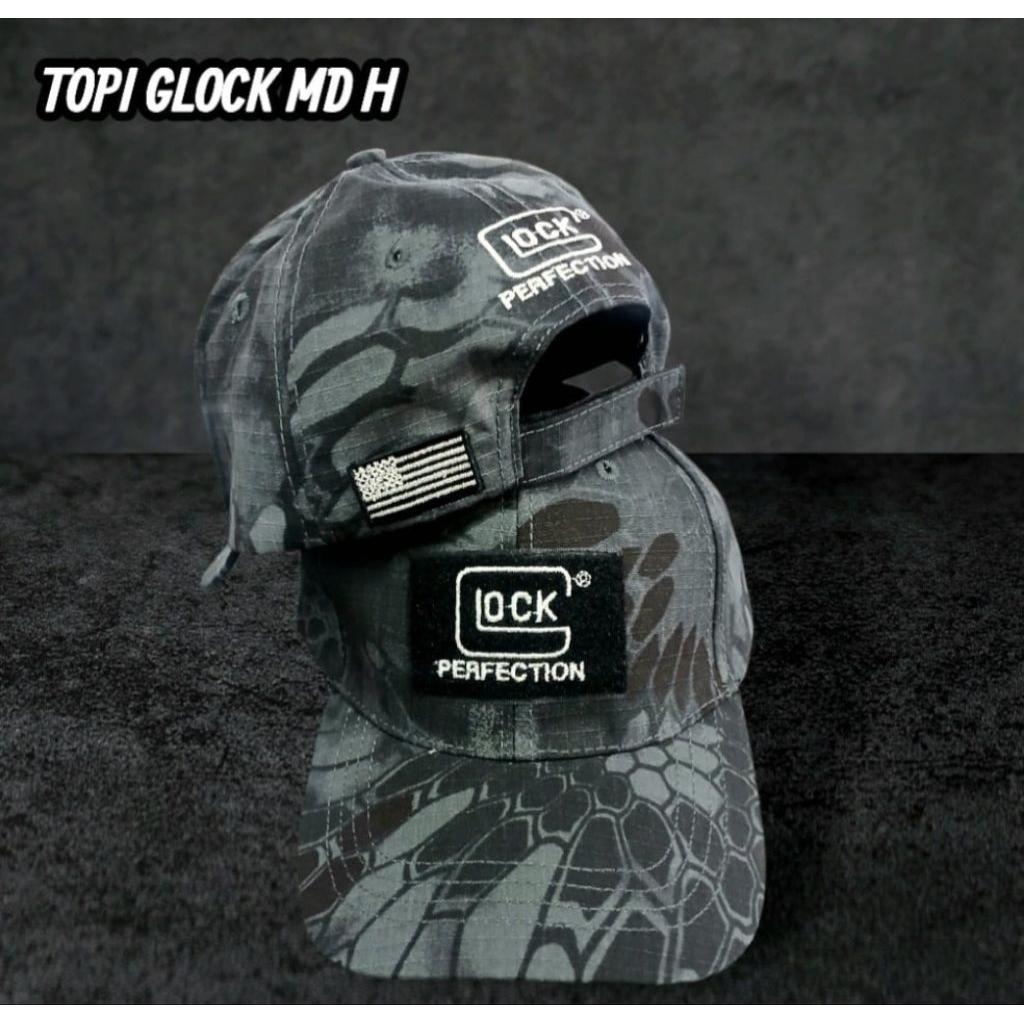 Topi Glock Tactical Army – Topi Baseball Pria Wanita Outdoor Keren