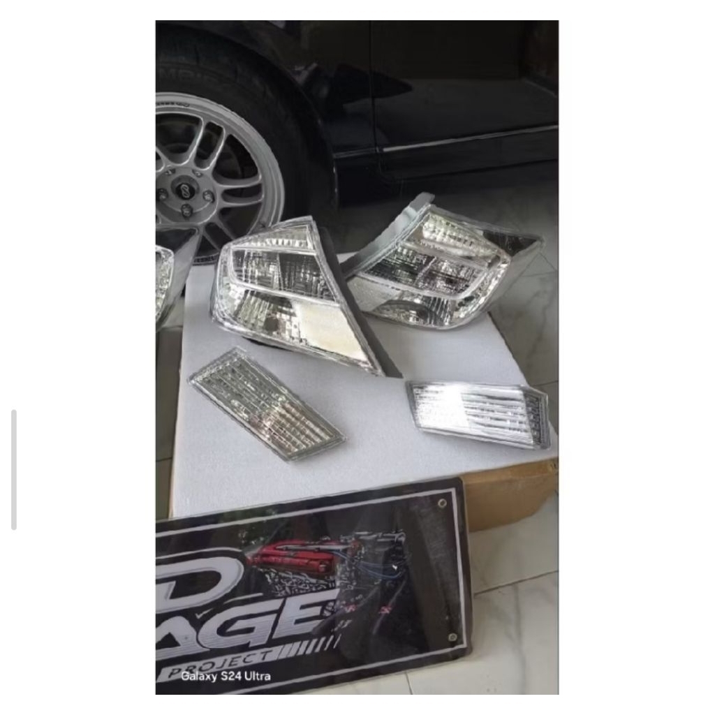 Stoplamp lampu belakang clear albino civic FB 2012-2015