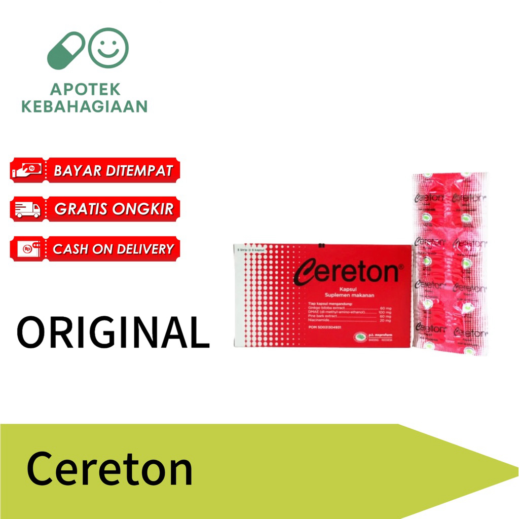 Cereton Box Isi 30 Tablet Vitamin Suplemen Kesehatan