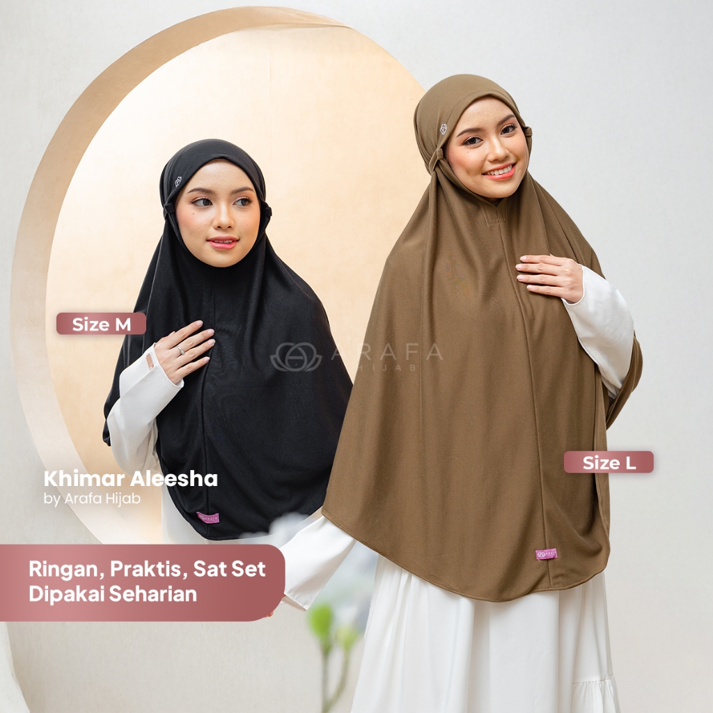 Khimar Instan Bergo Tali Kaos - Aleesha Khimar