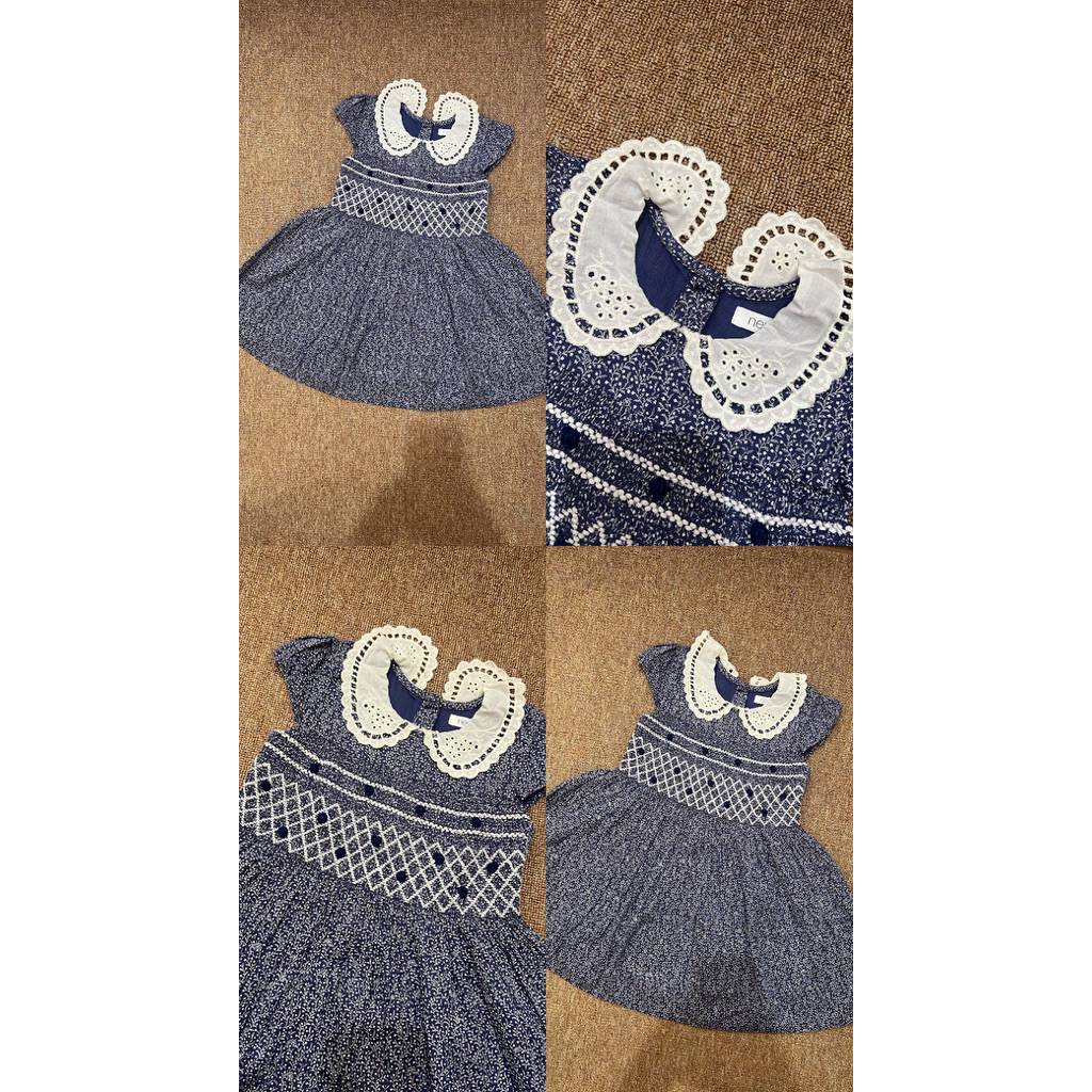 dress smocked anak brand next