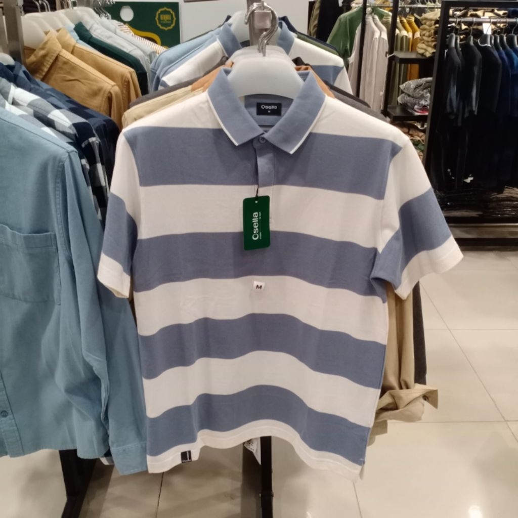 OSELLA BAJU KAOS PRIA SALUR - KAOS POLO PRIA - ORIGINAL