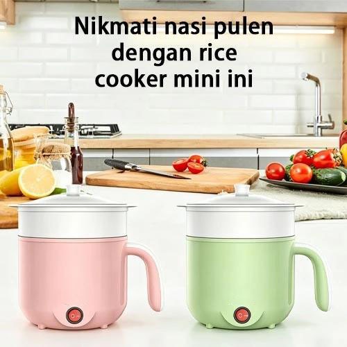 Mini Electric Cooker 1.8L Portable Electric Cooker MINI Panci Elektrik Travel Portable Rice Cooker  