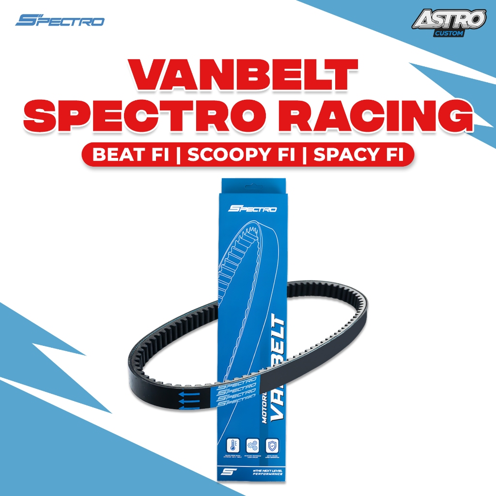 Spectro Vanbelt Beat Fi Scoopy Fi KZL Spacy Vario 110 FI ADV PCX 150 Stylo 160 NMAX Vbelt CVT Racing