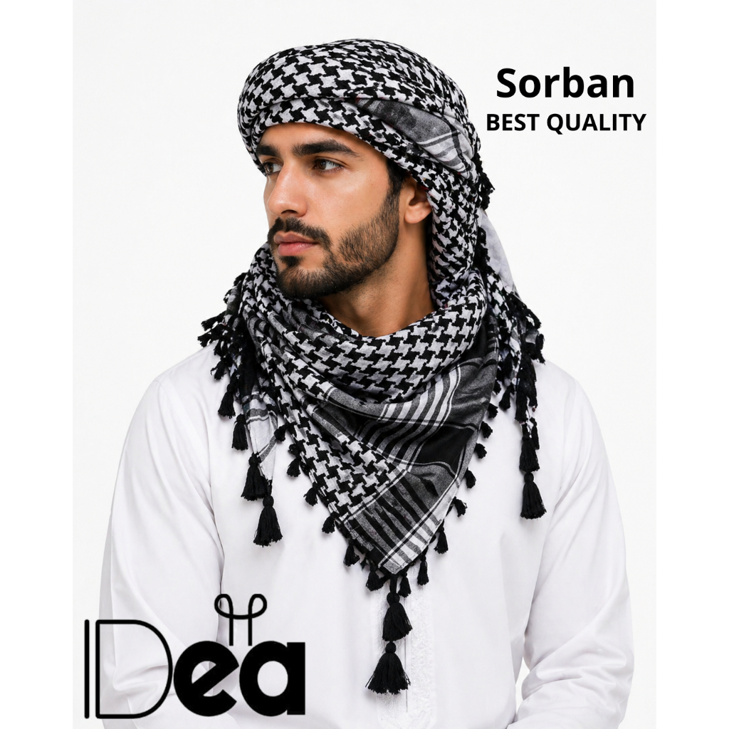 Sorban Habib Santri Berkualitas Sorban Arab Rumbai Model Terbaru