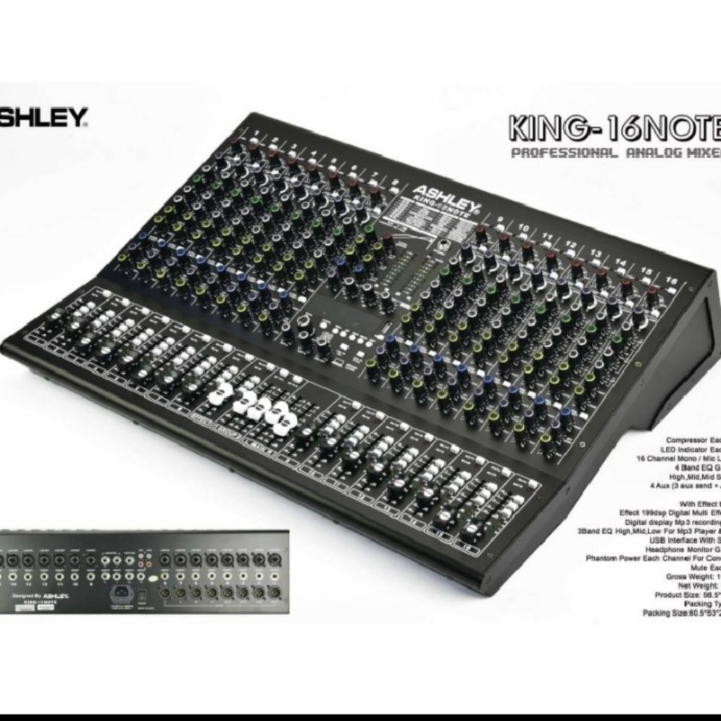 Mixer Ashley King 16note 16channel original