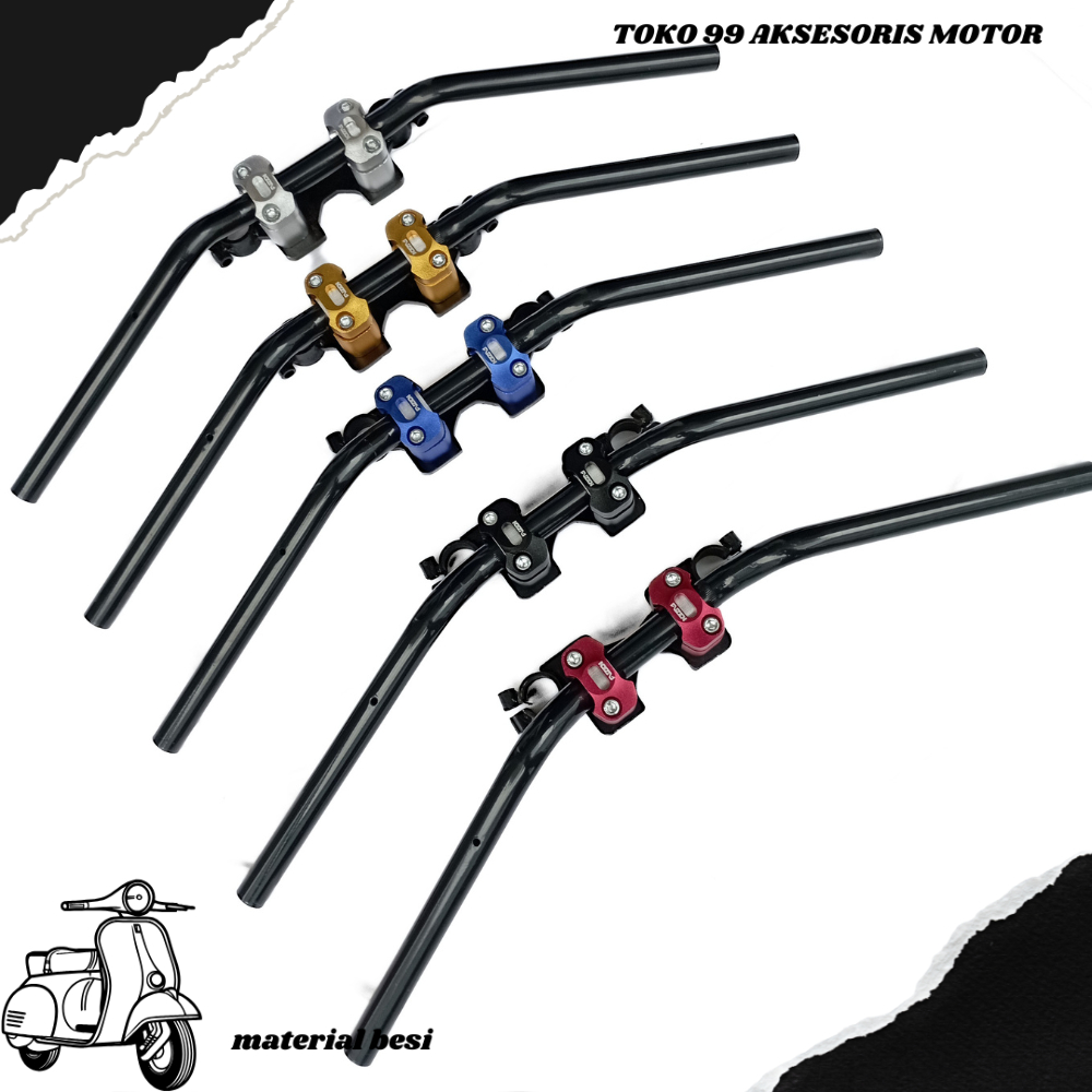 STANG RZR SATRIA FU SONIC BRAKET DUDUKAN RAISER STANG ROAD RACE BALAP