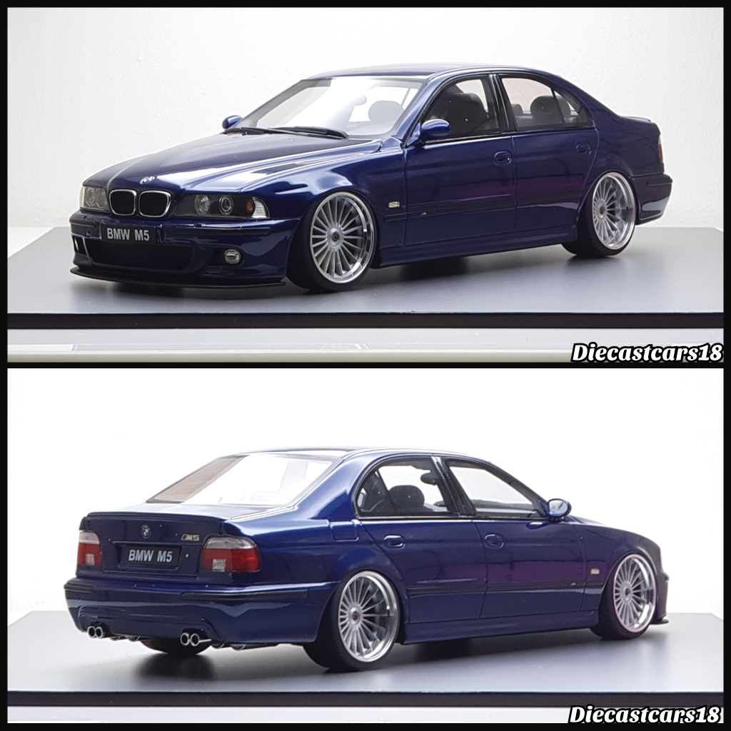 1/18 Ottomobile BMW E39 Dark Blue Custom Velg Alpina