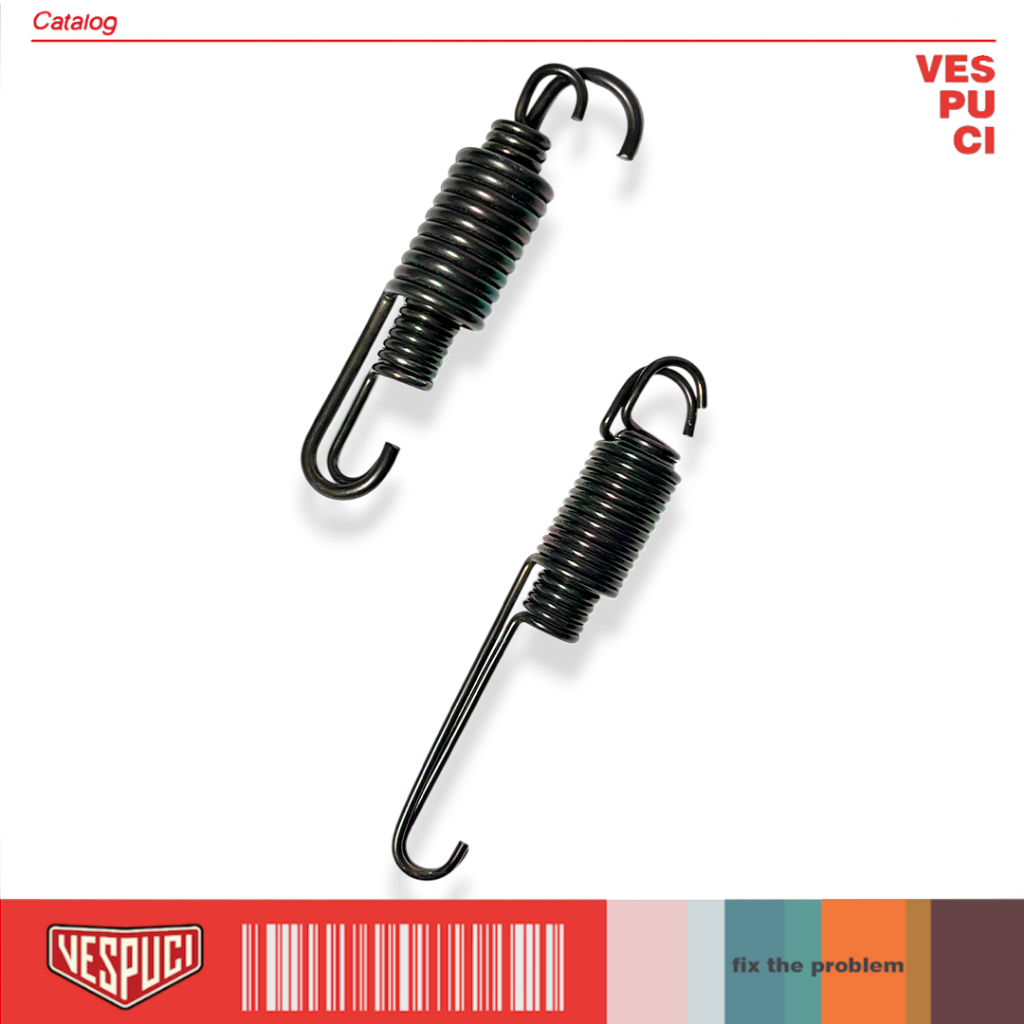 Per Standar Samping & Per Standar Tengah Set Fabrica Dev for Vespa Sprint Primavera LX LXV S