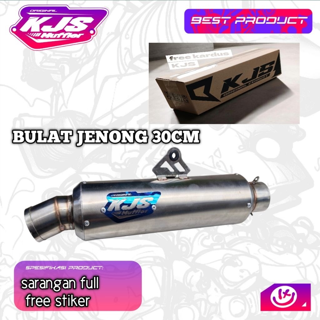 KNALPOT KJS BULAT JENONG EMBLEM BLUE