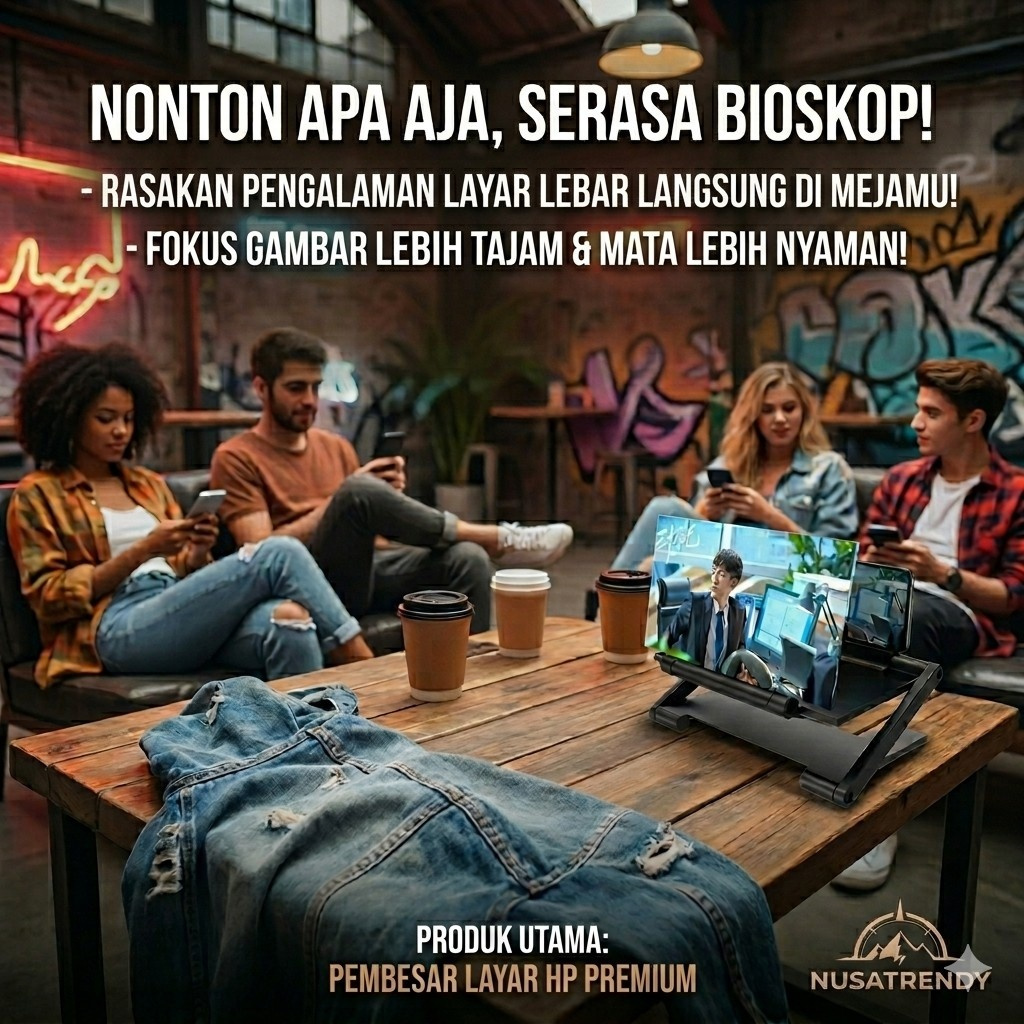 [ BISA COD ] Pembesar Layar HP 3D HD Terbaru | Layar Pembesar Layar HP | Alat pembesar layar hp kual