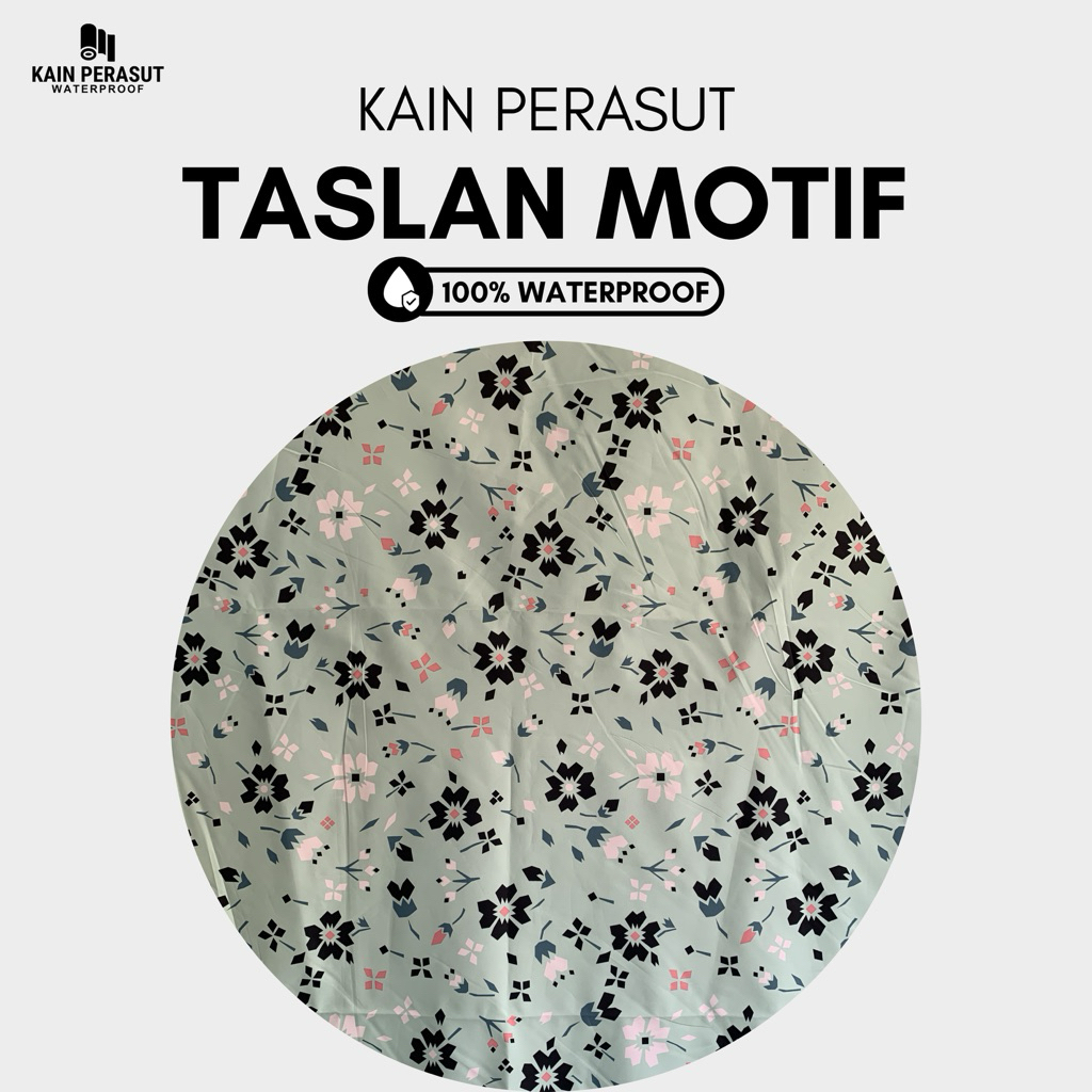 Kain Taslan Balon Motif Waterproof