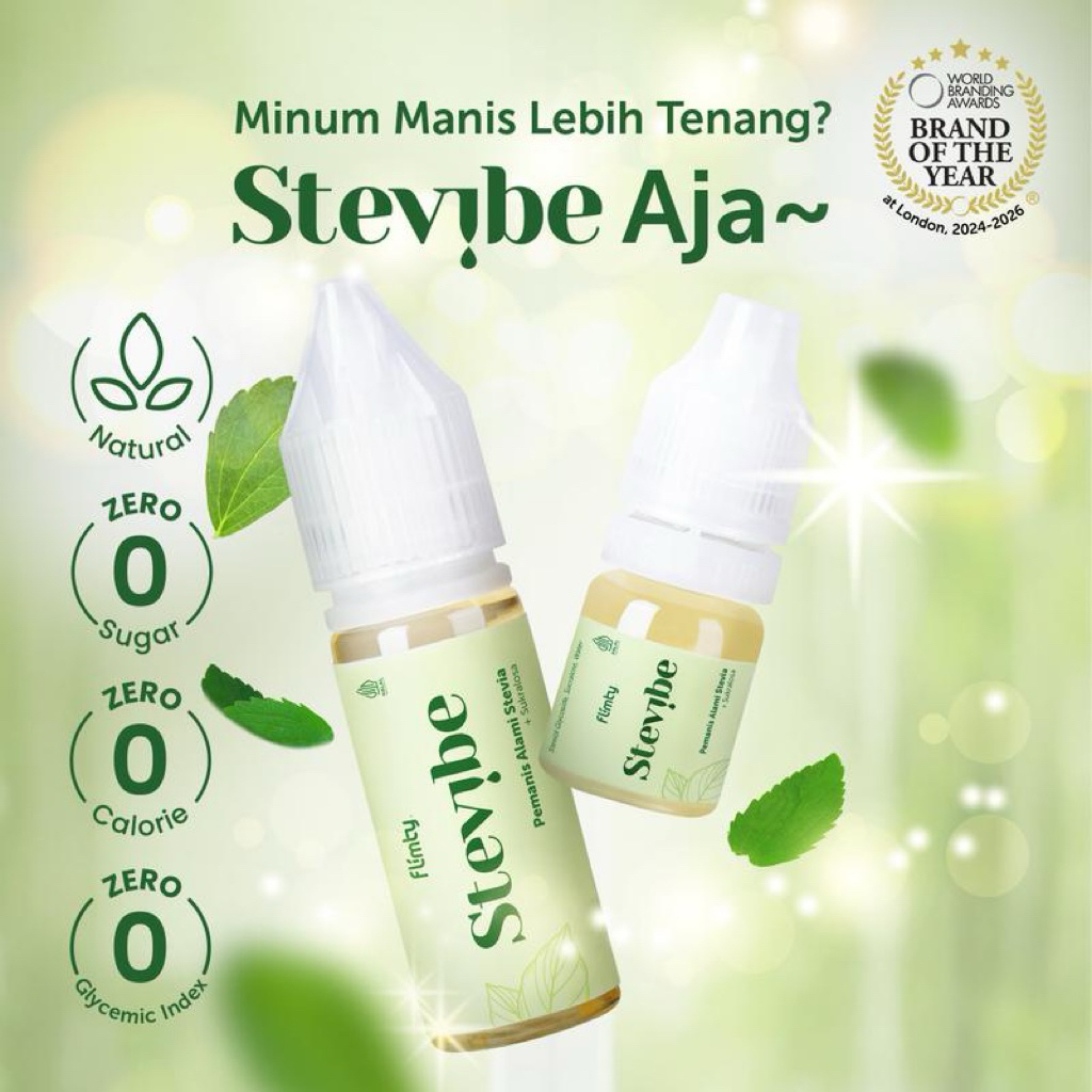 STEVIBE BY FILMTY 5ML 15ML PEMANIS ALAMI STEVIA