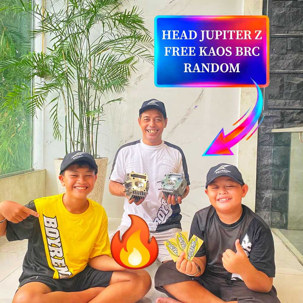 HEAD/KOP JUPITER - Z 5TN/5TP RACING - UKURAN KLEP 26/23 - 27/23 - 28/24 - 29/24 - 30/25 - BOYRENK