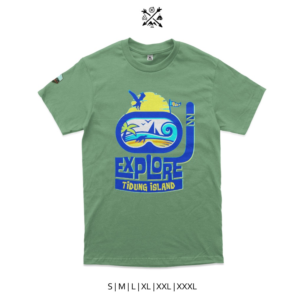 Kaos explore pulau tidung combed 24s