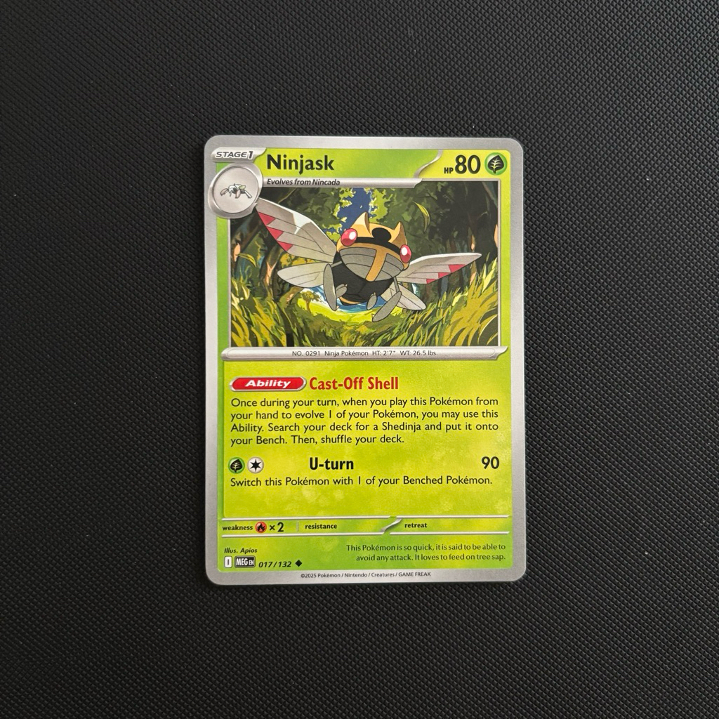 Ninjask 017/132 English Pokemon TCG