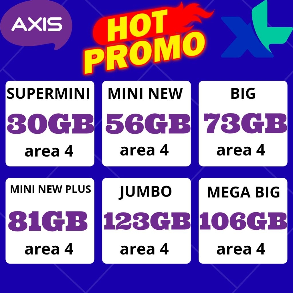 promo kuota XL AXIATA combo flex akrab circle full internet 24 jam 30 hari termurah