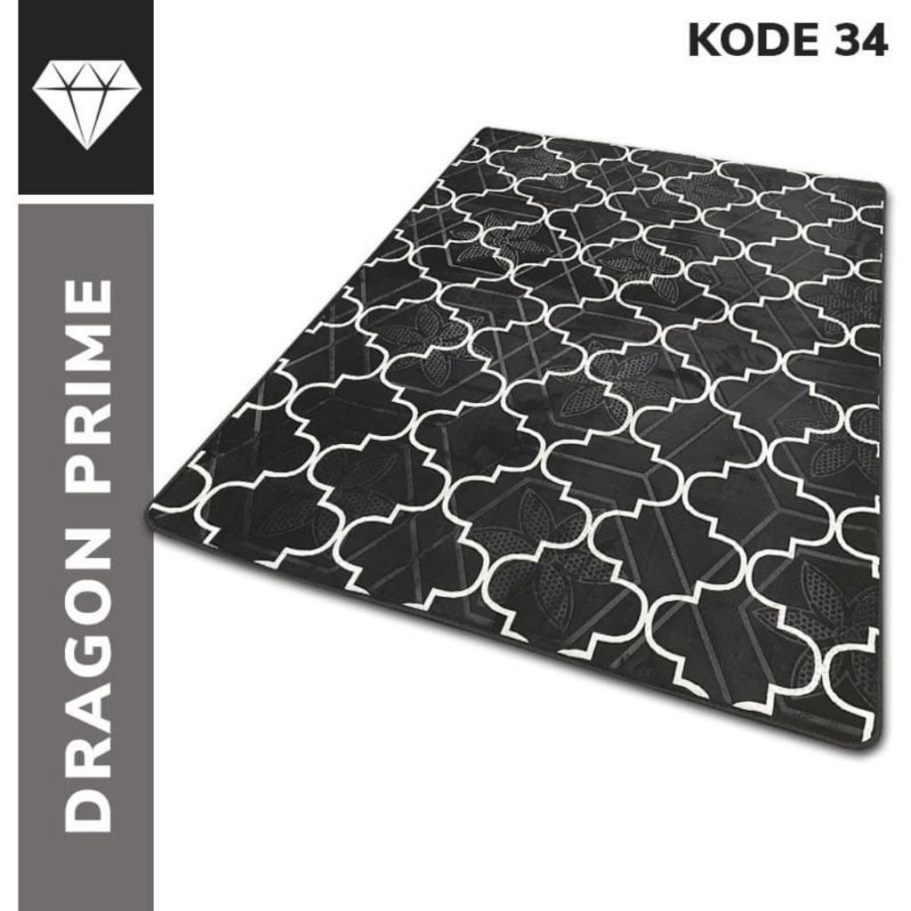 [190×220] Karpet Busa Karpet Malaysia Dragon - Anti Slip