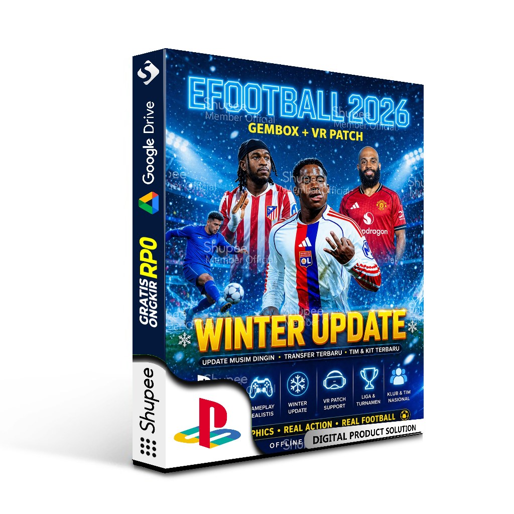 Game Bola PS3 Update Terbaru 2026 PKG | Patch VR / Gembox Winter Transfer