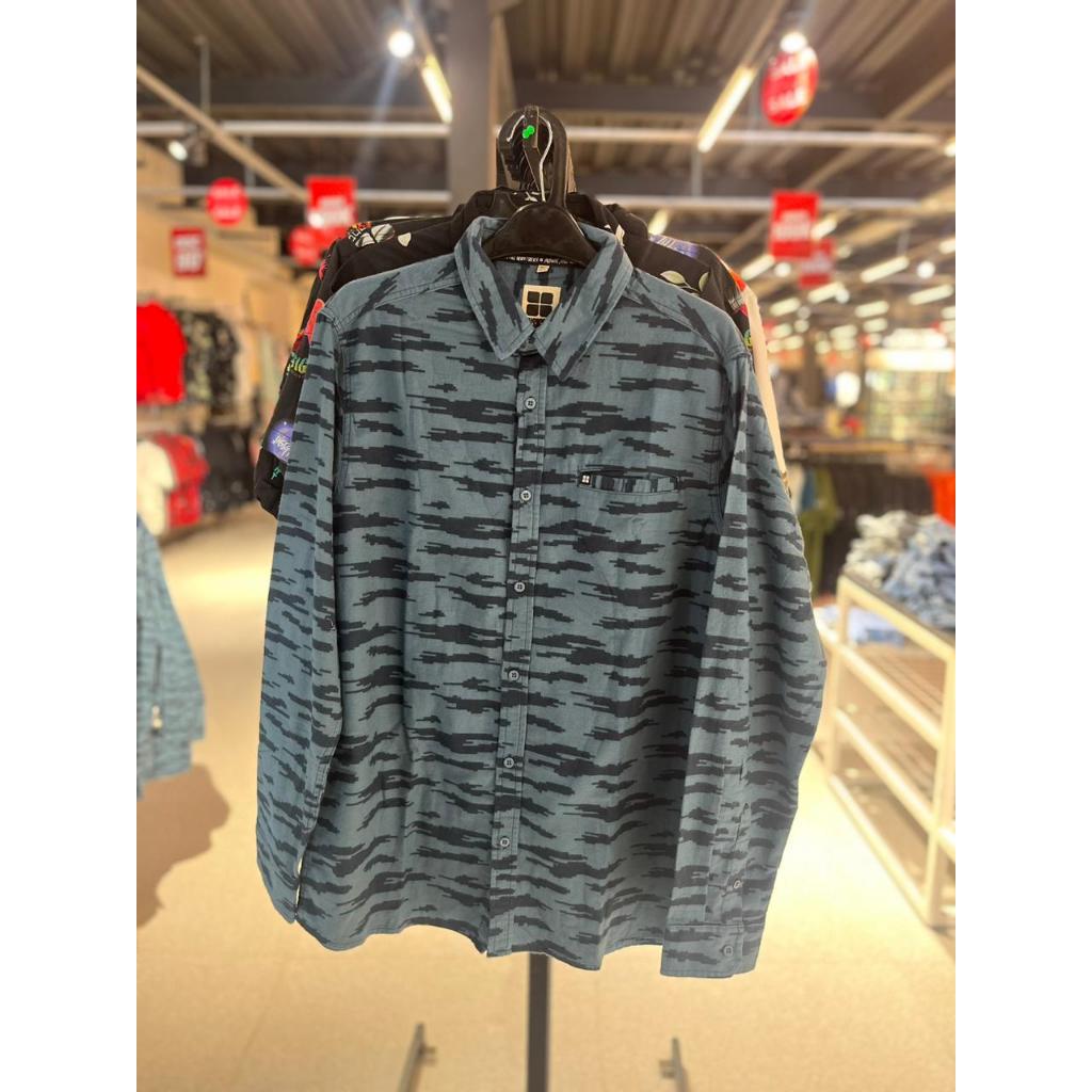 Kemeja Insight Jerome Long Shirt Navy Original