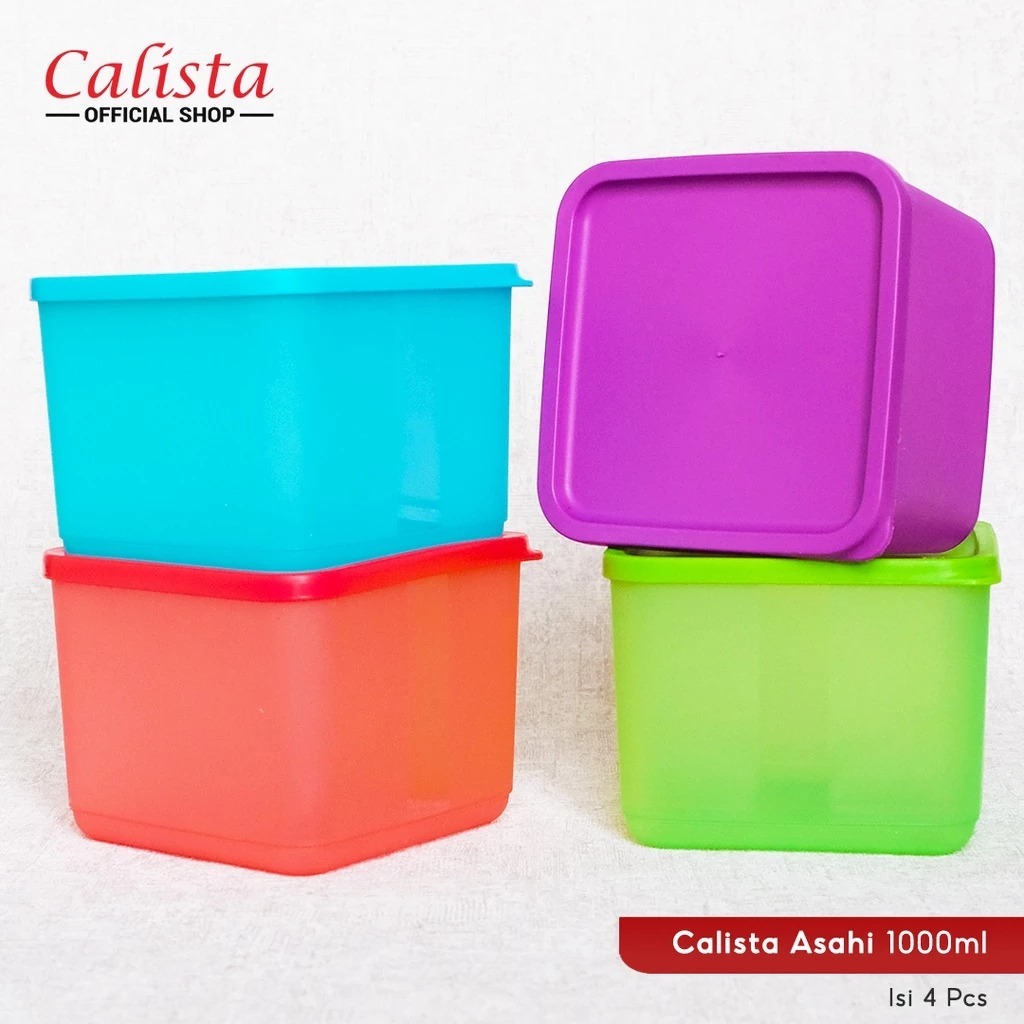 READY [ ASAHI ] CALISTA ASAHI - CALISTA ASAHI PREMIUM 1000ML TOPLES PENYIMPANAN MAKANAN - ASAHI