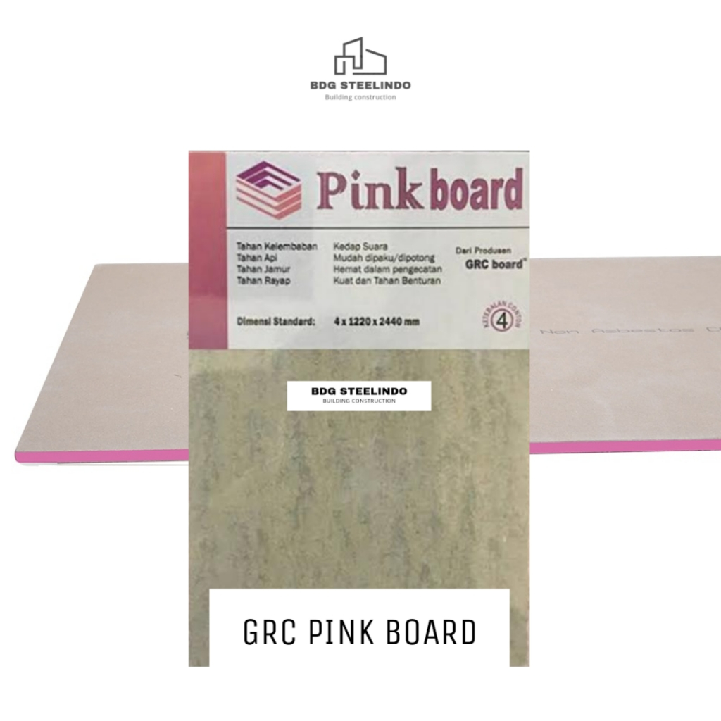 GRC BOARD 6 mm MERK GRC ASLI / Papan Pinkboard 6mm