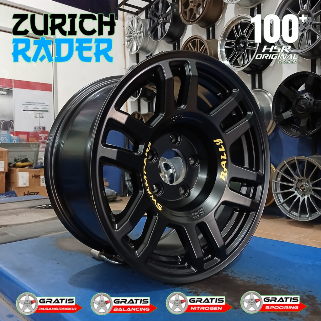 Velg hsr ring 15 Velg mobil offroad cocok di inova terios rush HSR SWAMPERS