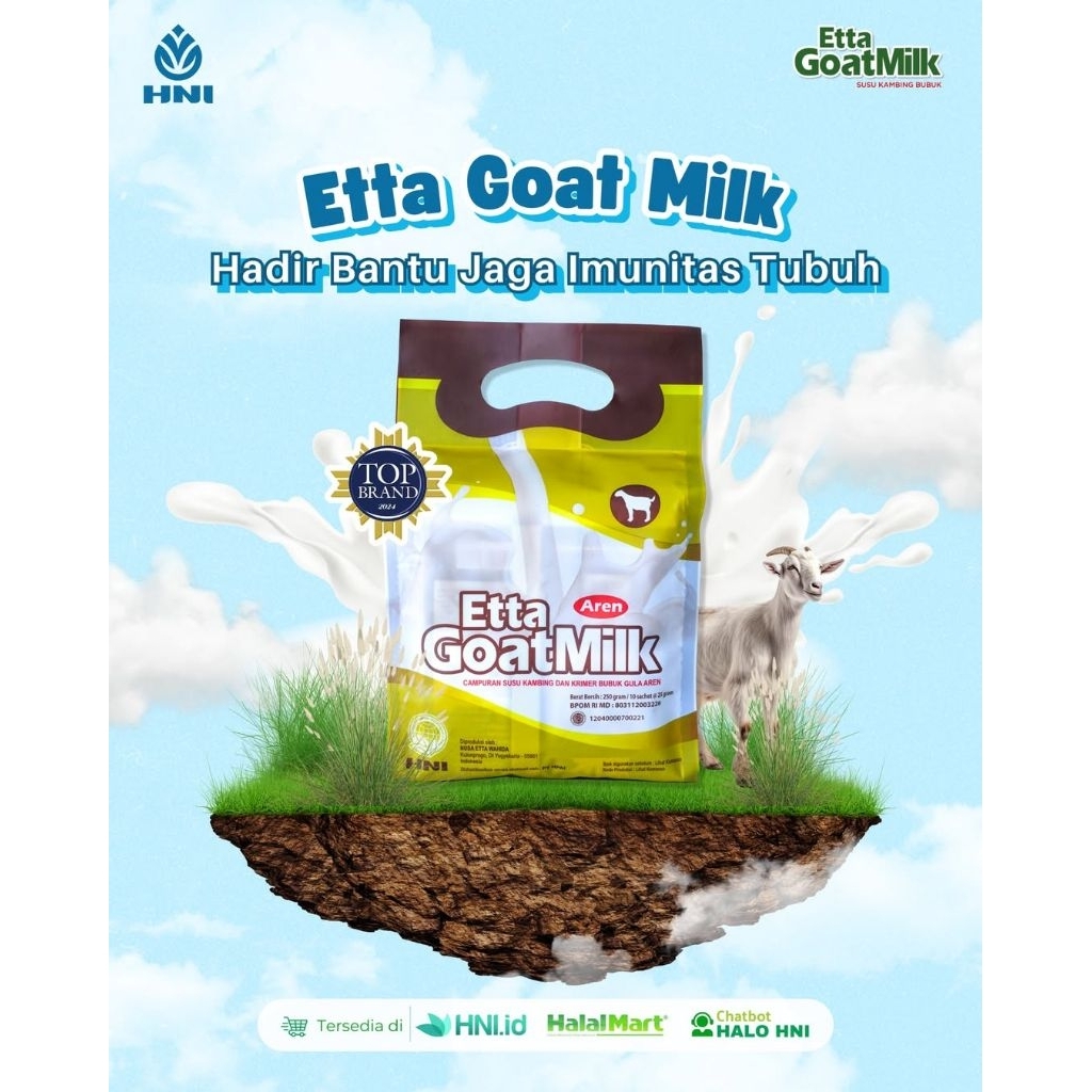 SUSU ETTA GOAT MILK HPAI - ETTA GOAT MILK AREN - SUSU KAMBING