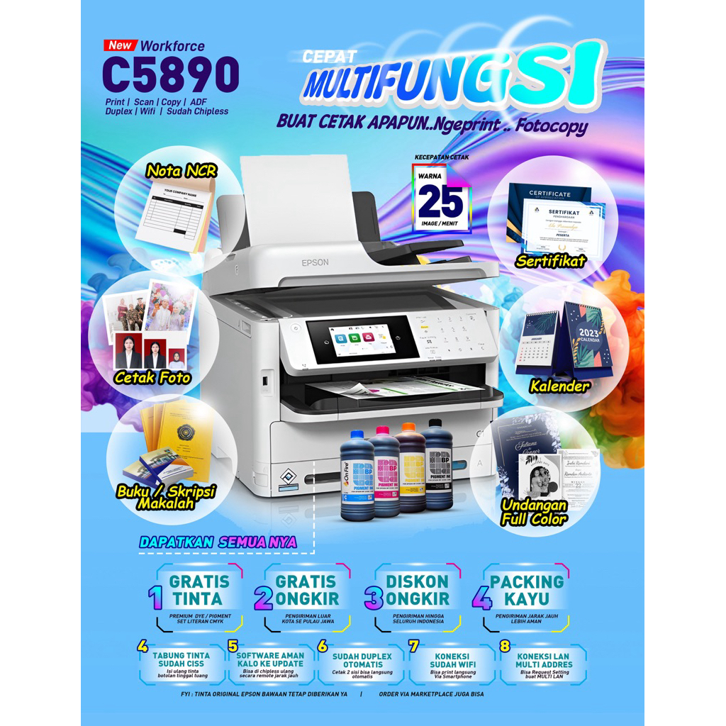 Printer Epson WFC 5890