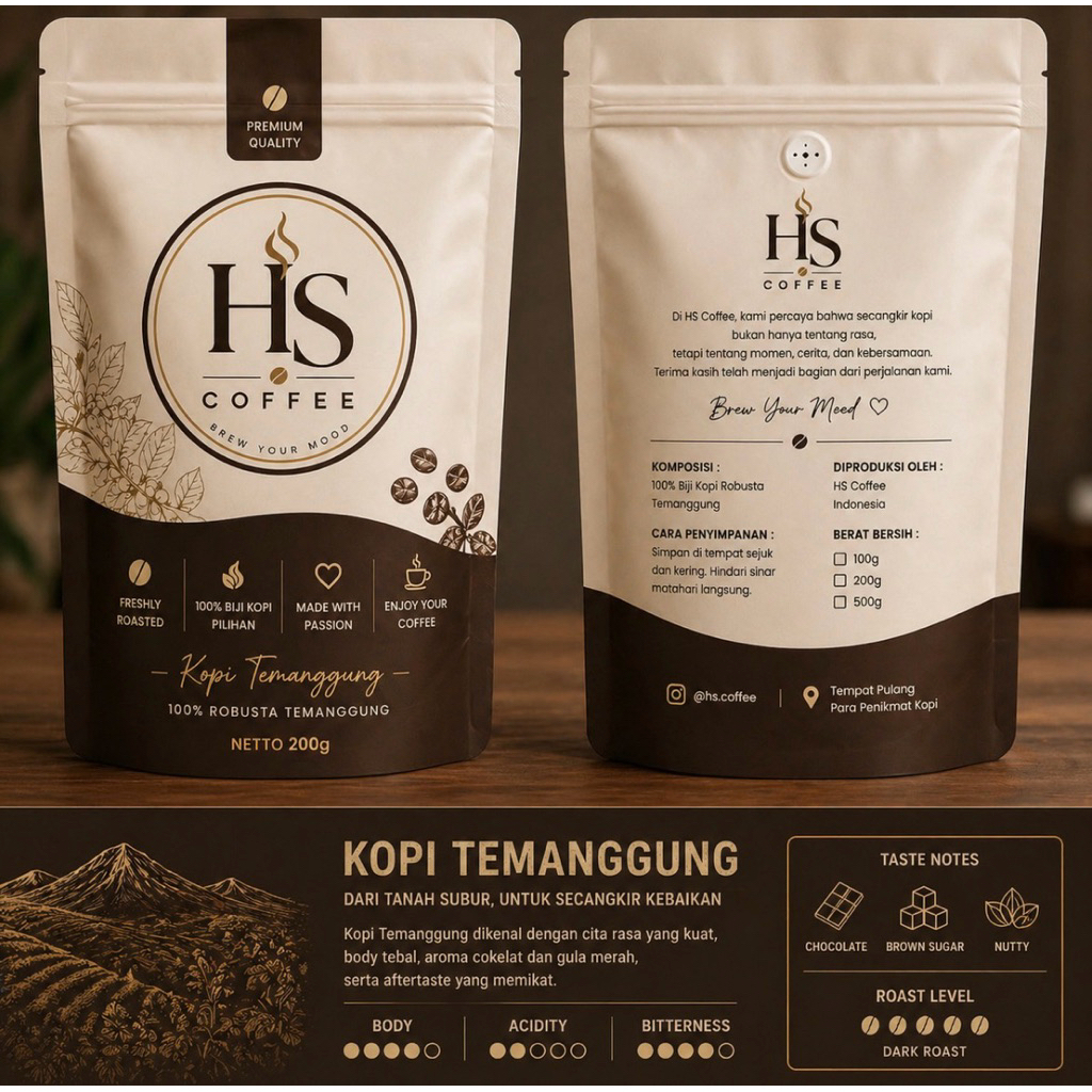 Kopi ASLI ROBUSTA TEMANGGUNG