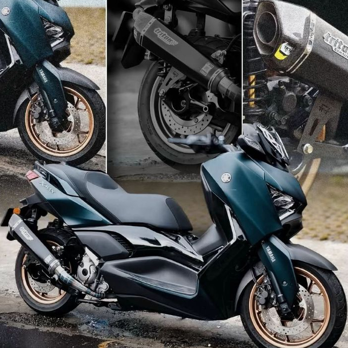 Knalpot Yamaha Xmax 250 300 Full System Plug And Play Triton Exhaust