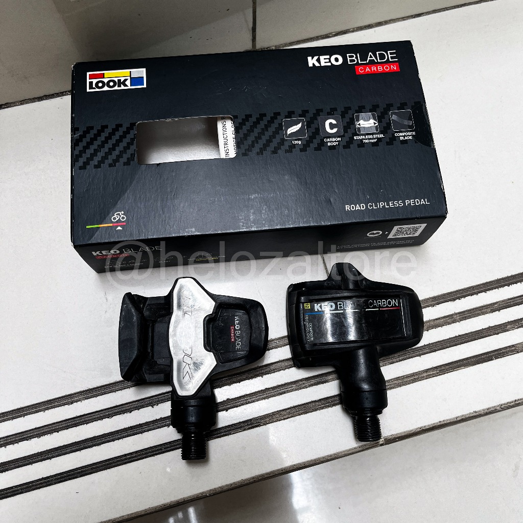Look KEO Blade Carbon Pedal Sepeda Roadbike 100% Original - PRELOVED / BEKAS