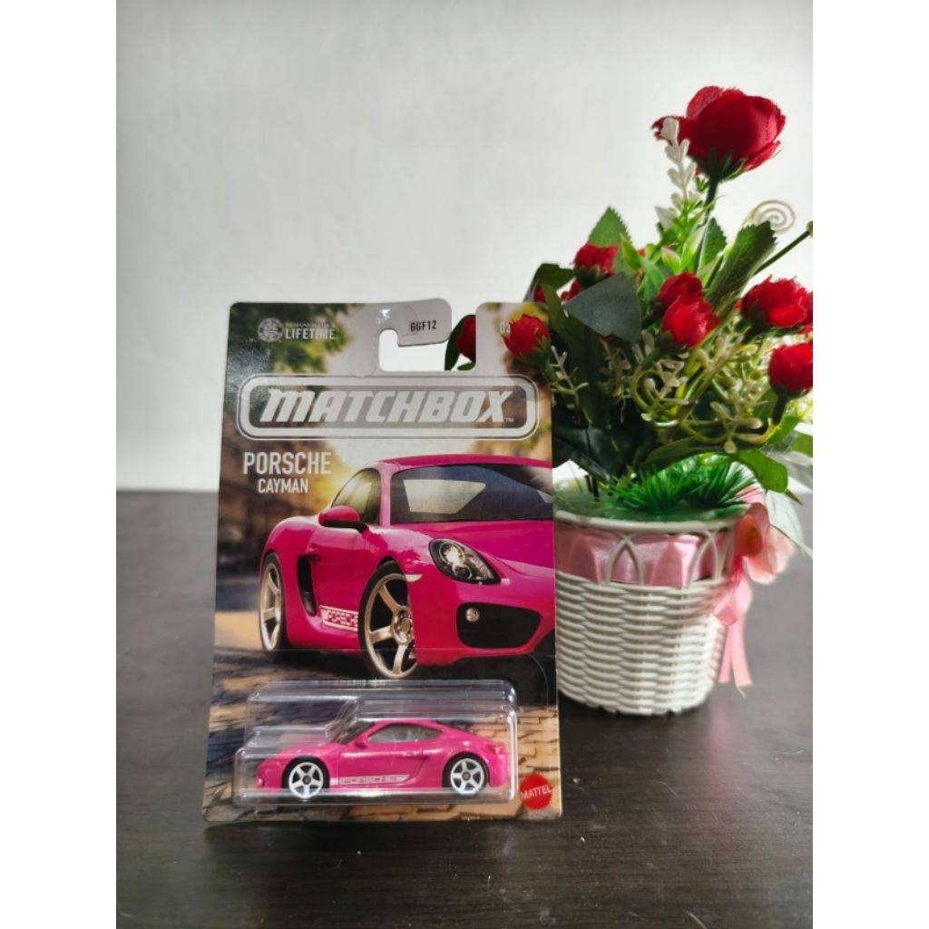 Matchbox Porsche Cayman Pink