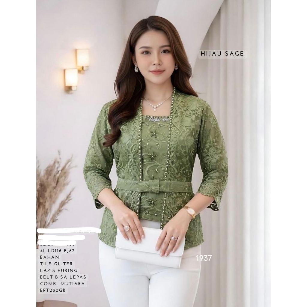Atasan blouse tile