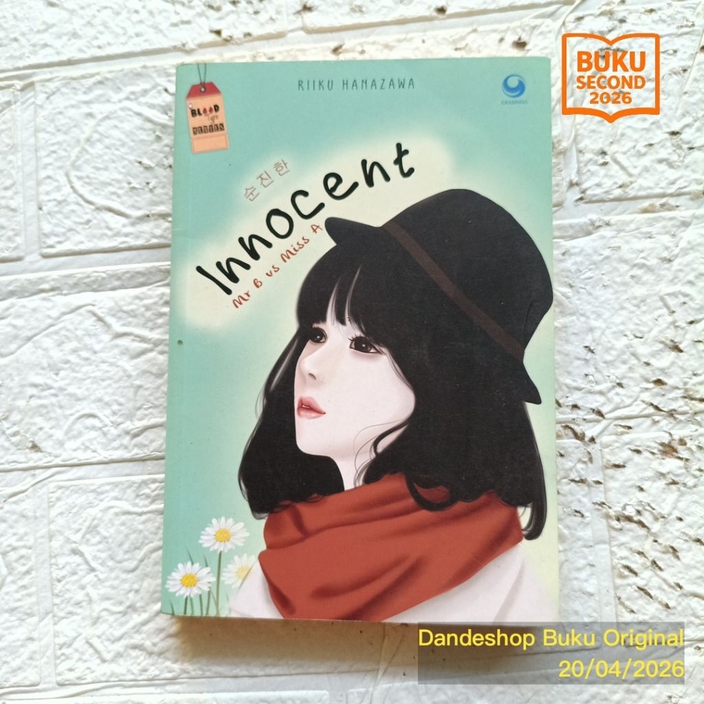Innocent Mr. B vs Miss A by Riiku Hanazawa - Blood Type Series Novel Bekas Preloved