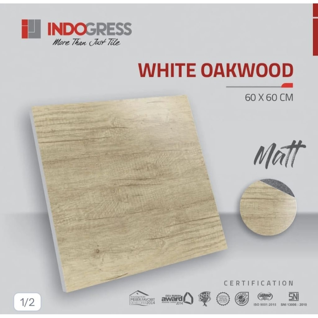 Granite 60x60 Indogress White Oakwood | Matt