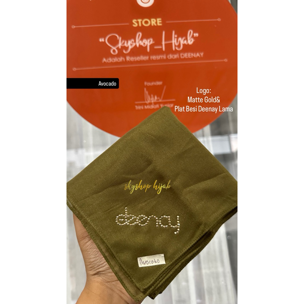 DEENAY VOAL LIZA SERIES JAHIT TEPI ORIGINAL-KERUDUNG SEGIEMPAT SIZE 115X115CM JILBAB KEKINIAN-HIJAB 