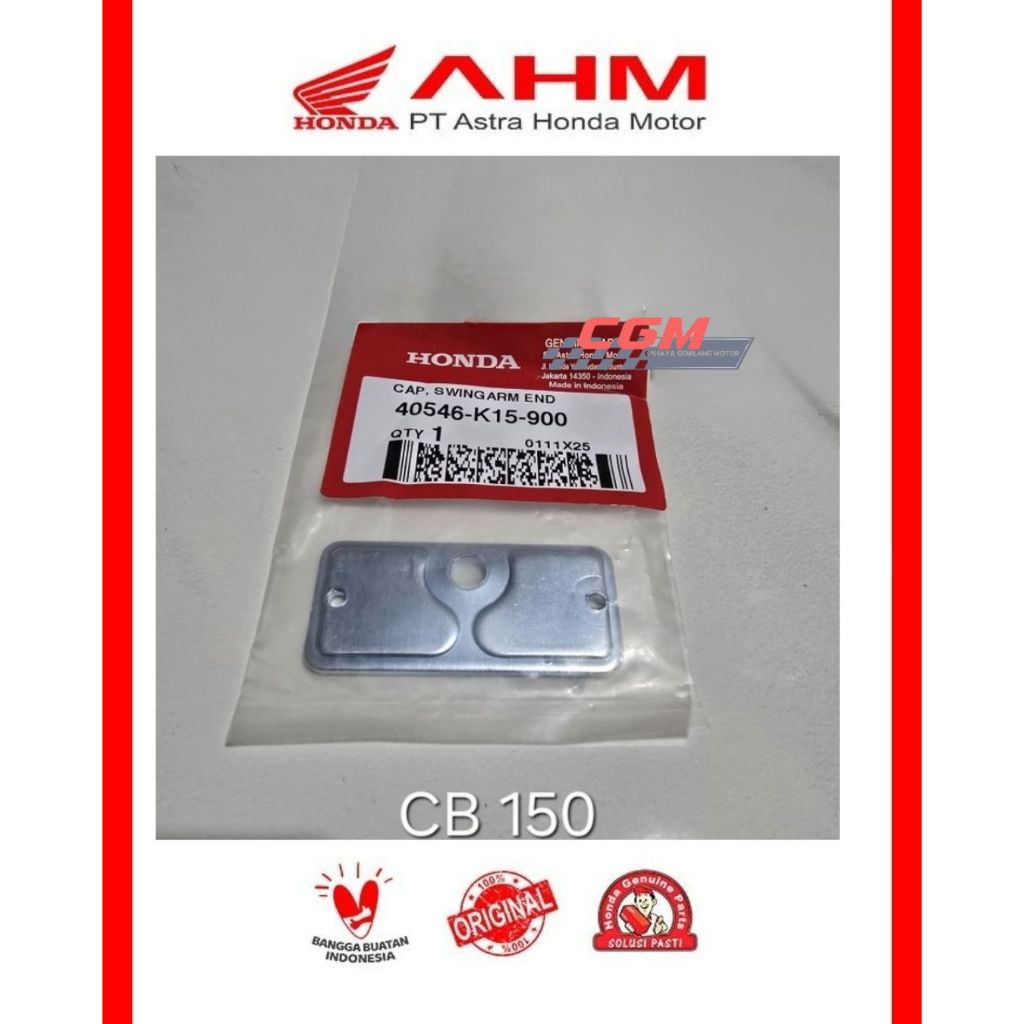40546-K15-900 cap swing arm end atau tutup setelan rantai honda cb 150 r lama non led asli honda