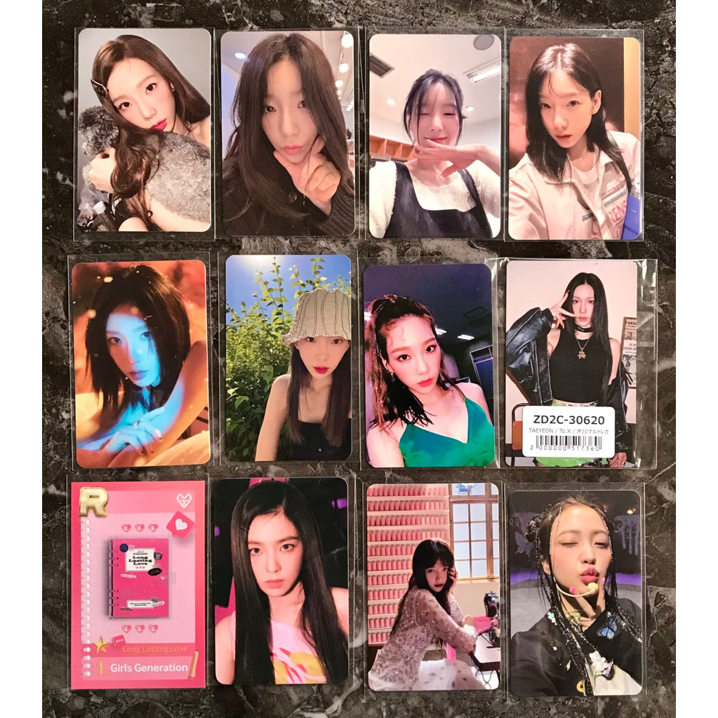 PC PHOTOCARD SNSD GIRLS’ GENERATION TAEYEON RV RED VELVET IRENE YERI TO.X ODD OF LOVE BIRTHDAY