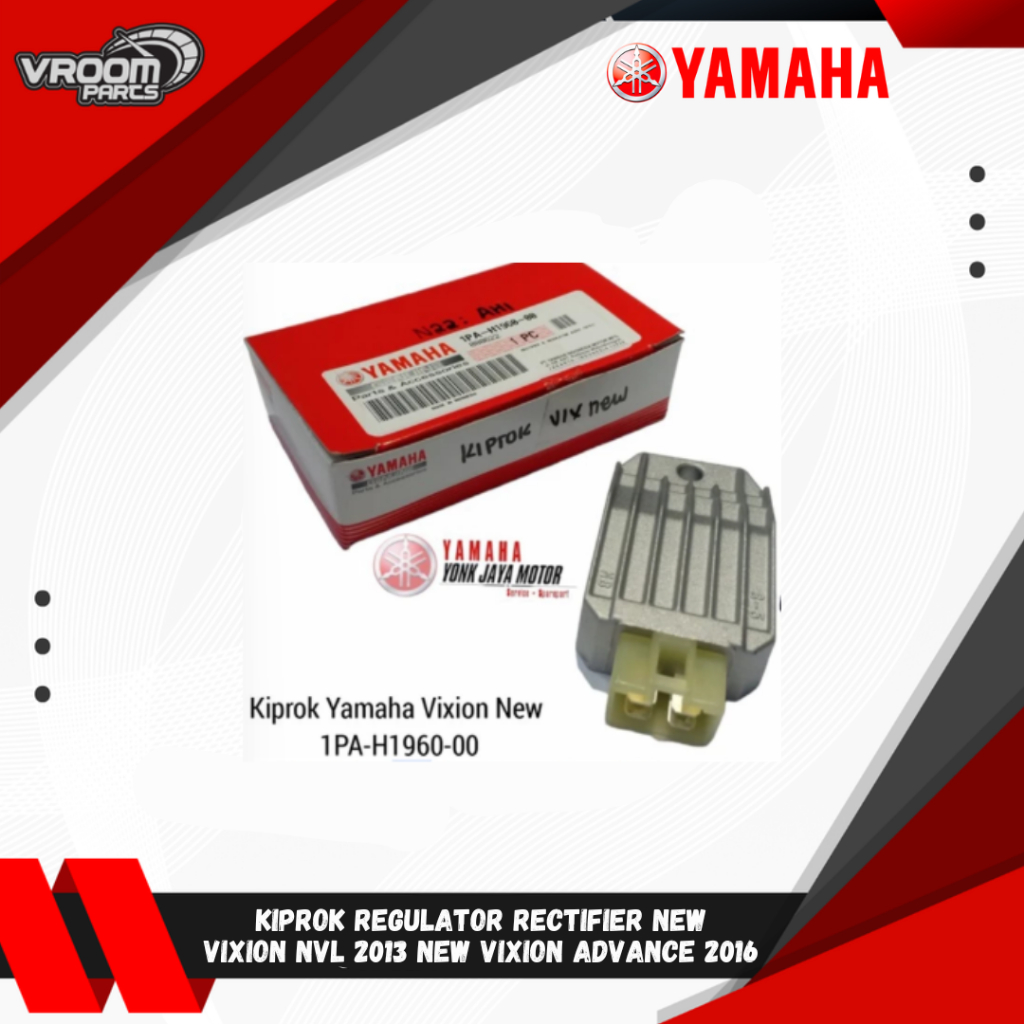 KIPROK REGULATOR RECTIFIER NEW VIXION Lightning NVL 2013 NEW VIXION ADVANCE (NVA) 2016 1PA-H1960-00
