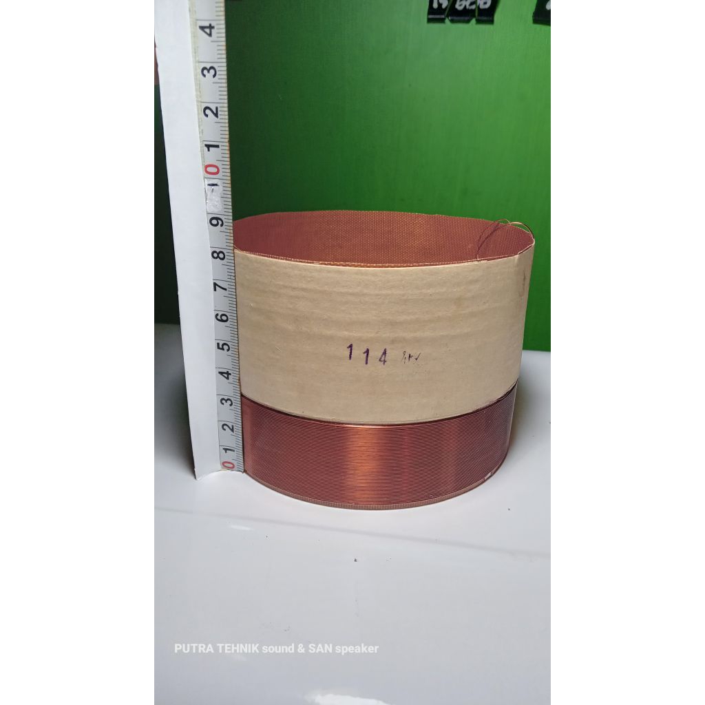 beyma G550. coil 114 mm. bahan fiber