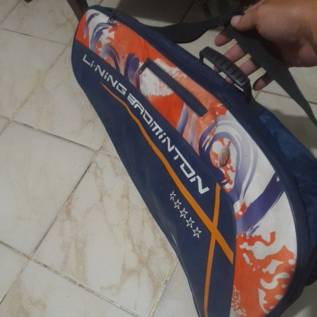 tas batminton merk li ning second