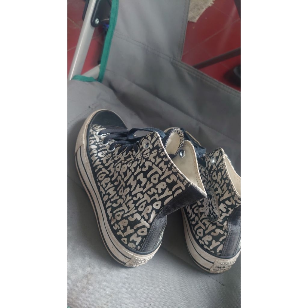 Preloved Converse CTAS Double Stack size 35 dan 36