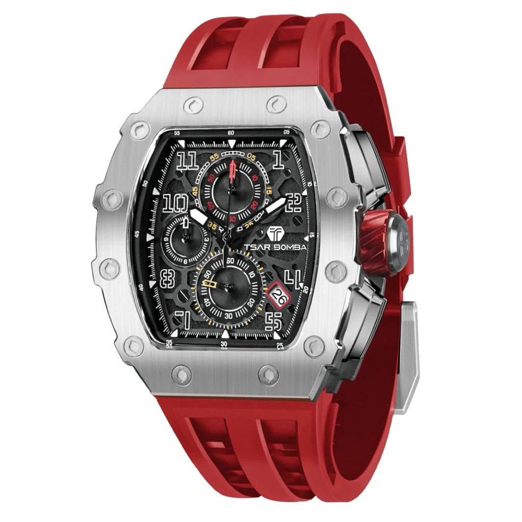 Jam tangan Tsar Bomba TB8204Q-Red