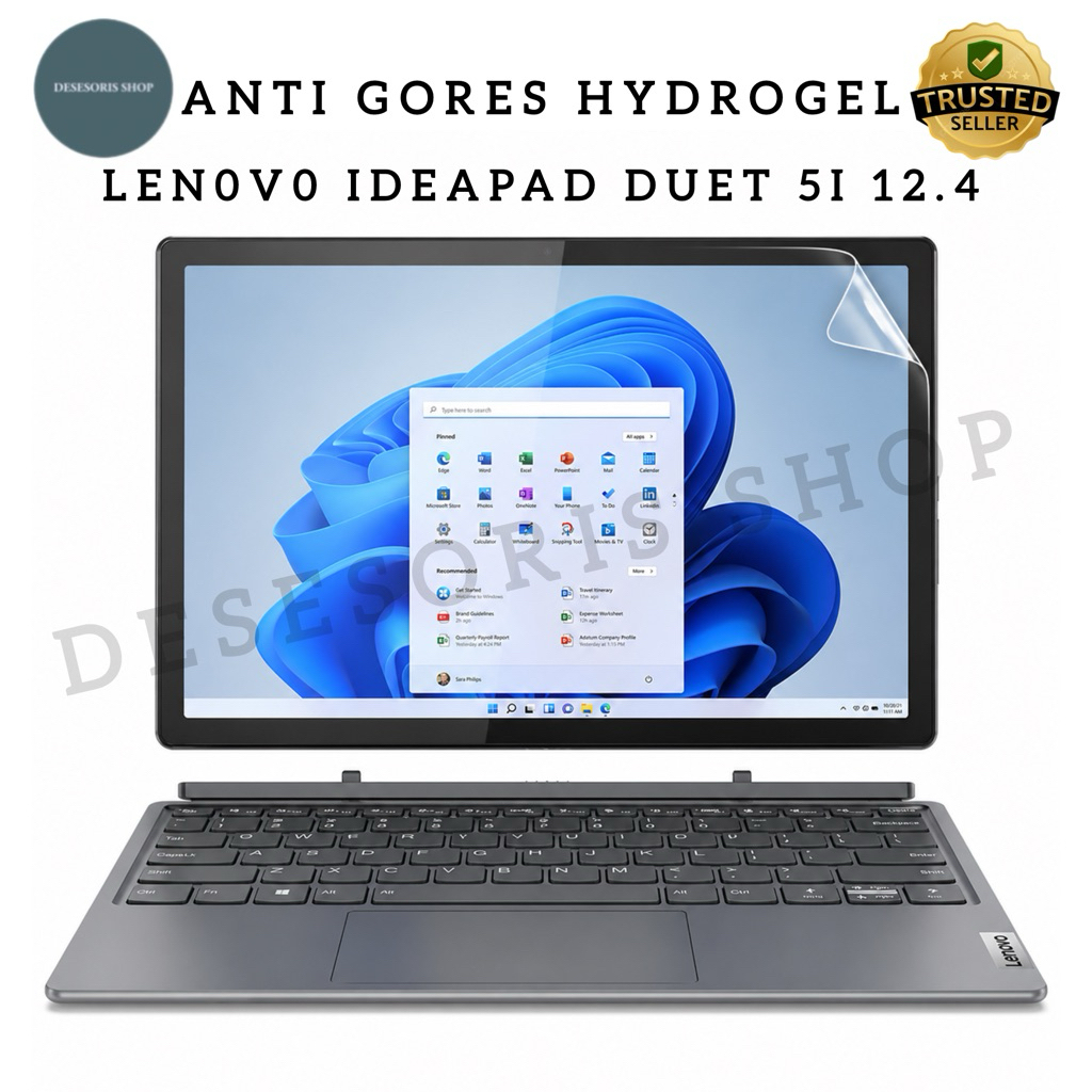 Anti Gores Lenovo Ideapad Duet 5i 12.4” Hydrogel Screen Protector Laptop Lenovo