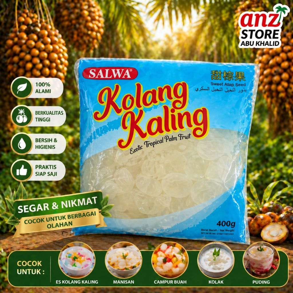 Kolang Kaling Salwa Manis 1kg Siap Konsumsi