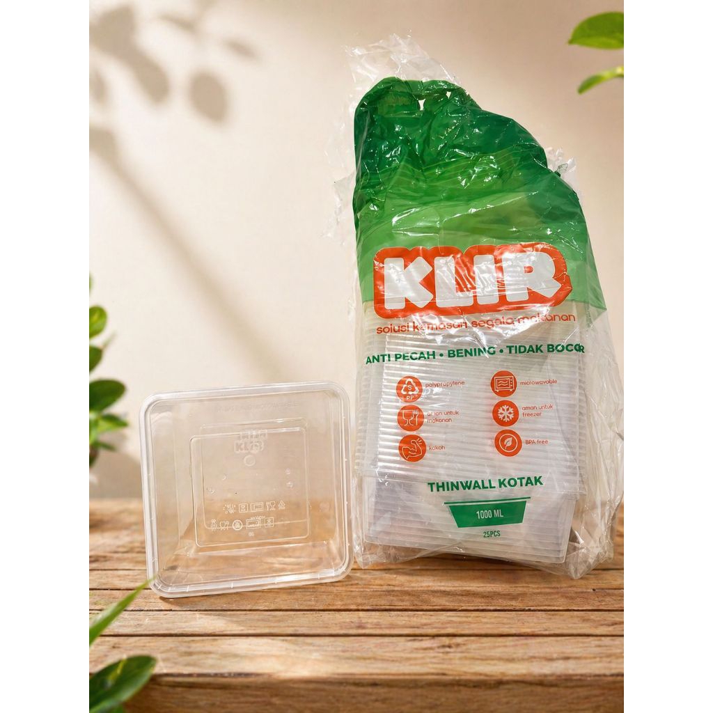 THINWALL KOTAK KLIR 1000 ML
